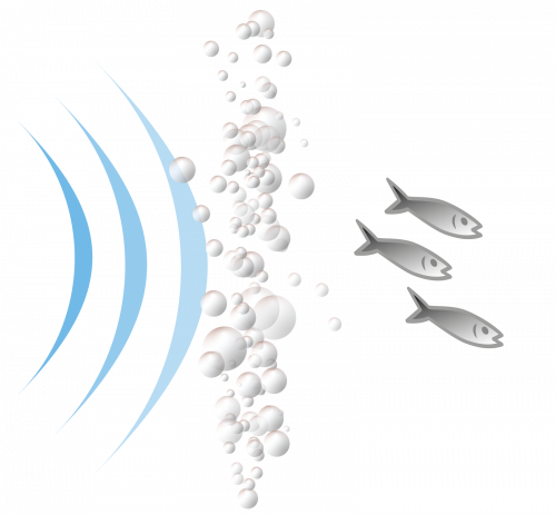 The double bubble keeping sea life out of trouble